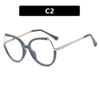 Combined (plastic+metal) glasses with blue light protection for women 7196-PN