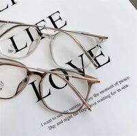 Hybrid frame, metal + TR90, with Blue Block coating SANTA 01242