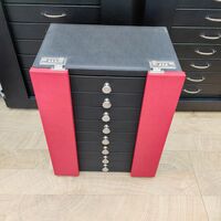 Floor office box - display case for frames and glasses, with combination locks, for 64 slots JS-C230918