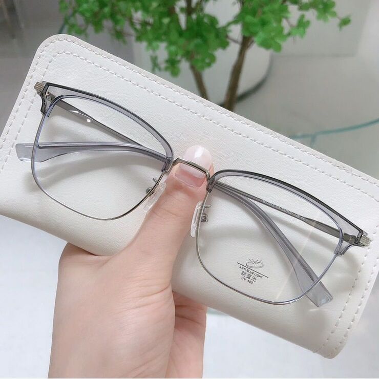 Combined nylor frame (metal + TR90) with Blue Ray Cut protection lenses MAMO H17015