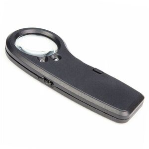 Portable pocket magnifier with backlight and UV light 21012-A, diameter: 30 mm, magnification: 30X