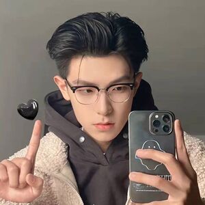 Plastic TR90 nylor glasses with blue light protection for men TR2204-9085-7484-21082-PN