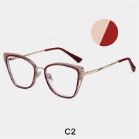 Оправа для очков комбинированная (металл + TR90) с защитой от синего света, с флексом FA87261