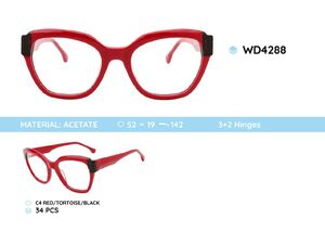 Plastic acetate eyeglasses frame for women WD4288