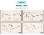 Metal eyeglasses frame for kids with spring hinges Nano Bimbo 610106 (item in stock)