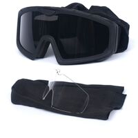 Safety shockproof tactical goggles 战术套装-圆红-1