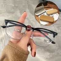 PlasticTR90 glasses KY2204 with case, Blue ray cut protection