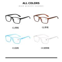 Reading PC plastic glasses bifocal with Blue Ray Cut protection and spring hinges KY3035双光, diopters from +1.00 to +4.00