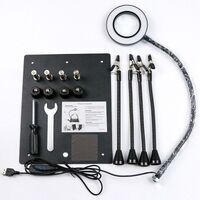 Tabletop multifunctional magnifying glass with backlight W608-XX, magnification: 5X