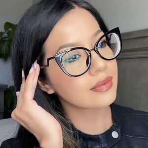 Очки комбинированные (металл + TR90) женские с защитой от синего света 97320-PN