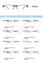 Metal frame with temples made of TR-90 material MR0068