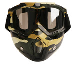 Motorcycle off-road goggles with mask Water-transfer-mask