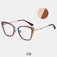 Оправа для очков комбинированная (металл + TR90) с защитой от синего света, с флексом FA87261