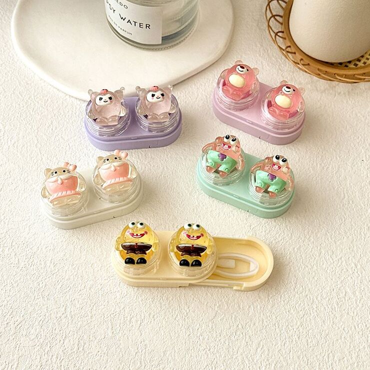 Мини-набор для мягких контактных линз выдвижной W-CT28透明卡通