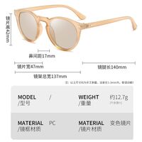 Photochromic glasses with blue light and UV protection 2947-GT