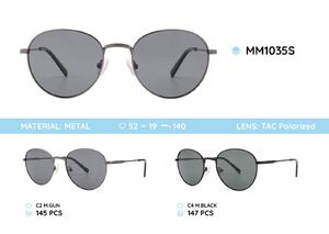 Metal frames polarized sunglasses MM1035S