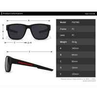 Plastic polarized square sunglasses for women Elit PS07-EL