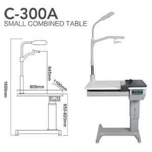 Ophthalmologist workstation, combined table C-300A, tabletop 900*500 mm