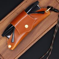 Genuine leather glasses case ZY002