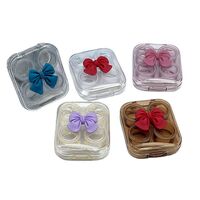 Mini soft contact lens kit with 2 containers M5001双副蝴蝶结