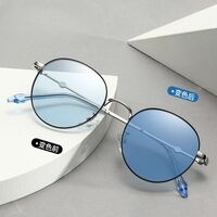 Очки металлические фотохромные с защитой от синего света 9648-GT