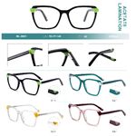 Оправа пластиковая  ламинированного многослойного ацетата с флексом Big City BL-2801