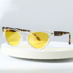 Polarized plastic TR90 sunglasses with UV400 protection 6012-GT