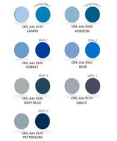 Paint powder TCN for coloring plastic CR39 lenses with an index of 1.50, set of 10 packs of 10 g each