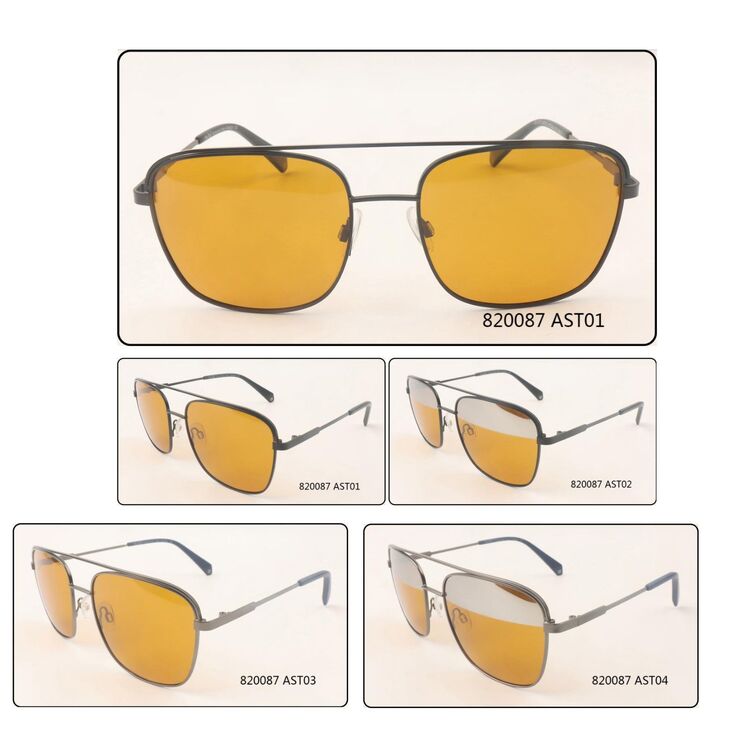 Metal polarized sunglasses PaulRolf 820087