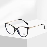 Combined frame (metal + TR90) with Blue Ray Cut protection lenses MAMO TR8225