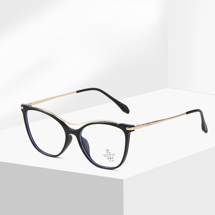 Combined frame (metal + TR90) with Blue Ray Cut protection lenses MAMO TR8225