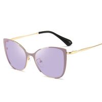 Очки металлические фотохромные с защитой от синего света 9713-GT