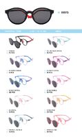 TR-90 plastic frames for kids with a sun protection clip-on 19975