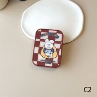 Kit for soft contact lenses XY5060酒红盒兔