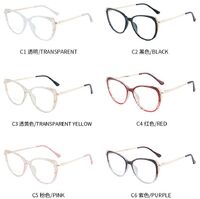 Оправа для очков комбинированная (металл + TR90) с защитой от синего света, с флексом FA87145