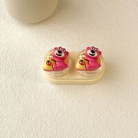 Mini soft contact lens kit retractable W-CT11玫红熊