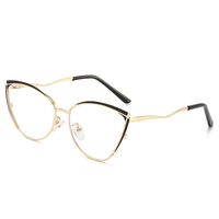 Metal glasses with blue light and UV protection 9719-GT