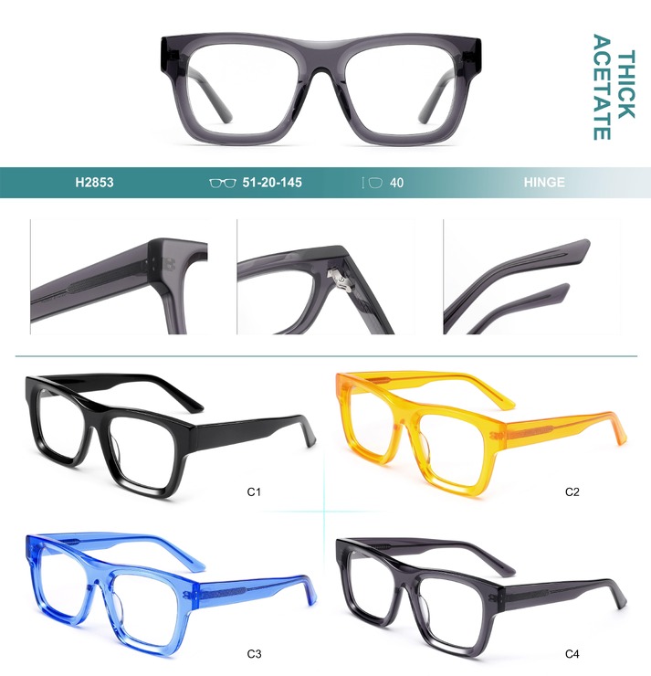 Оправа пластиковая из плотного ацетата Big City H2853