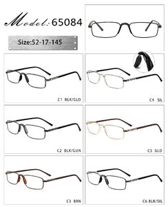 Оправа металлическая с мягким носоупором и флексом 65084-DA