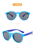 Polarized silicone sunglasses with UV400 protection for kids T11003