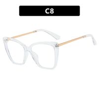 Metal glasses with blue light protection for women 2036-PN