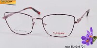 Women's metal eyeglasses Eldorado this strong on tampels  EL1019