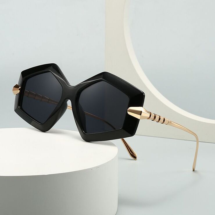 Пластиковые + металл солнцезащитные очки Elit LH161-EL