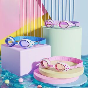 Swimming waterproof anti-fog goggles for kids (3-14 years), with box, 1700-2-YU