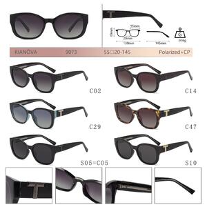 Polarized PC+CP plastic sunglasses Rianova R9073