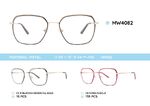 Metal women's frame for glasses MW4082