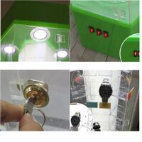 Стойка-витрина акриловая напольная вращающаяся для очков, оправ, футляров и аксессуаров 16000-42