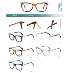Combined frames for glasses, acetate + metal, with spring hinges Big City JB6012