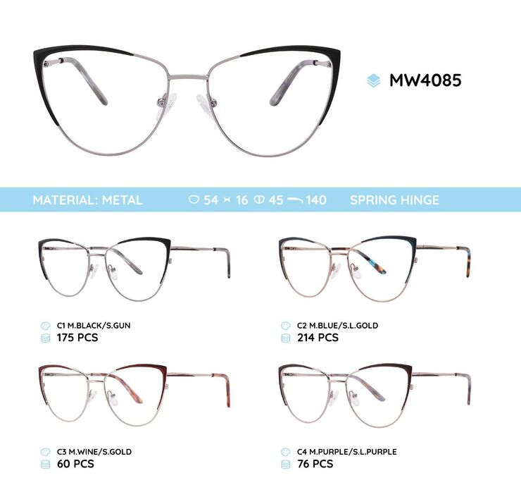 Оправа для очков металлическая женская MW4085