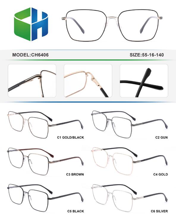 Metal frame with spring hinges CH6406-DA